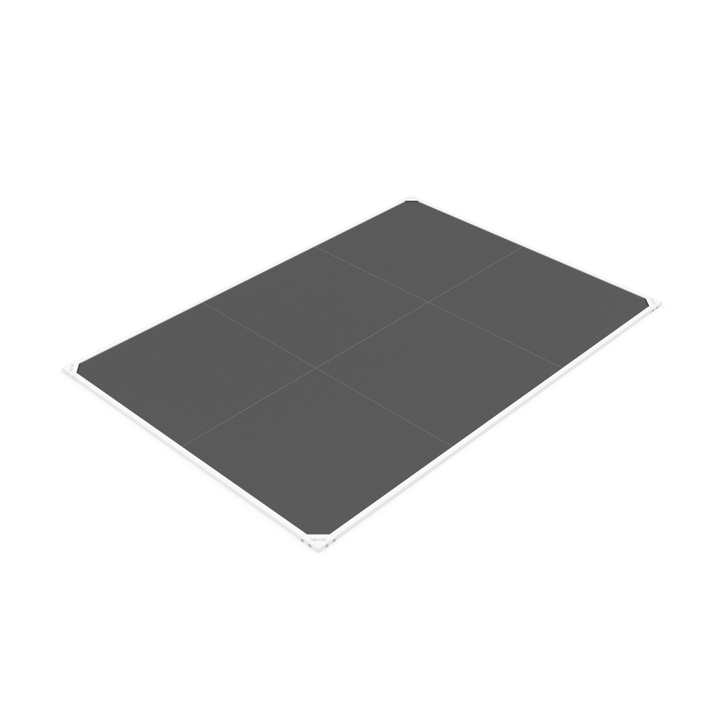 Plateau 2x3m 100% dalles caoutchouc