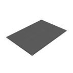 Plateau 2x3m 100% dalles caoutchouc