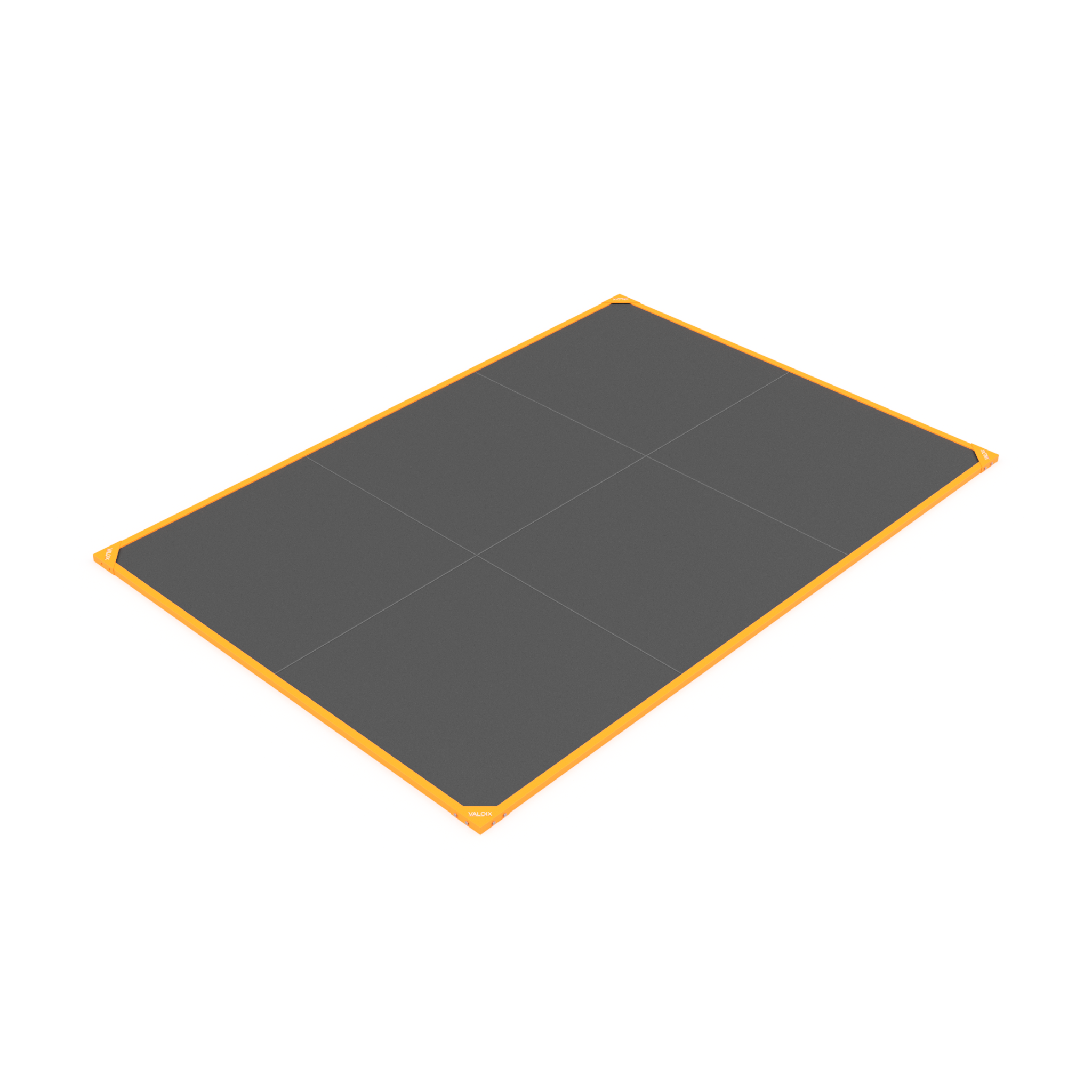 Plateau 2x3m 100% dalles caoutchouc