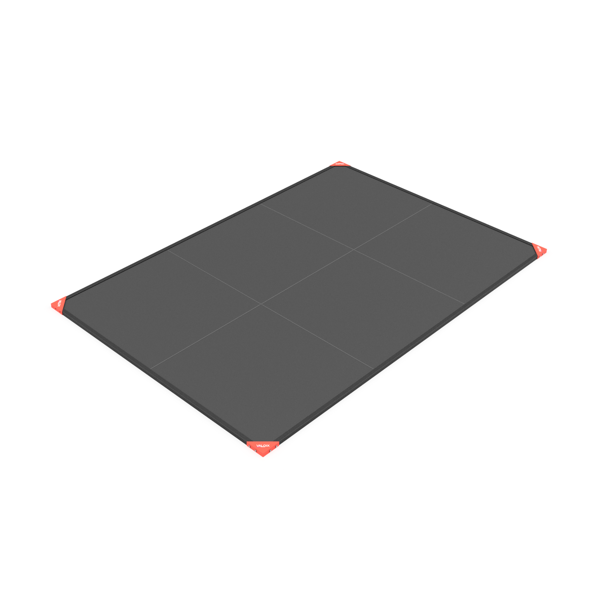 Plateau 2x3m 100% dalles caoutchouc