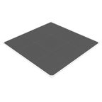 Plateau 3x3m 100% dalles caoutchouc