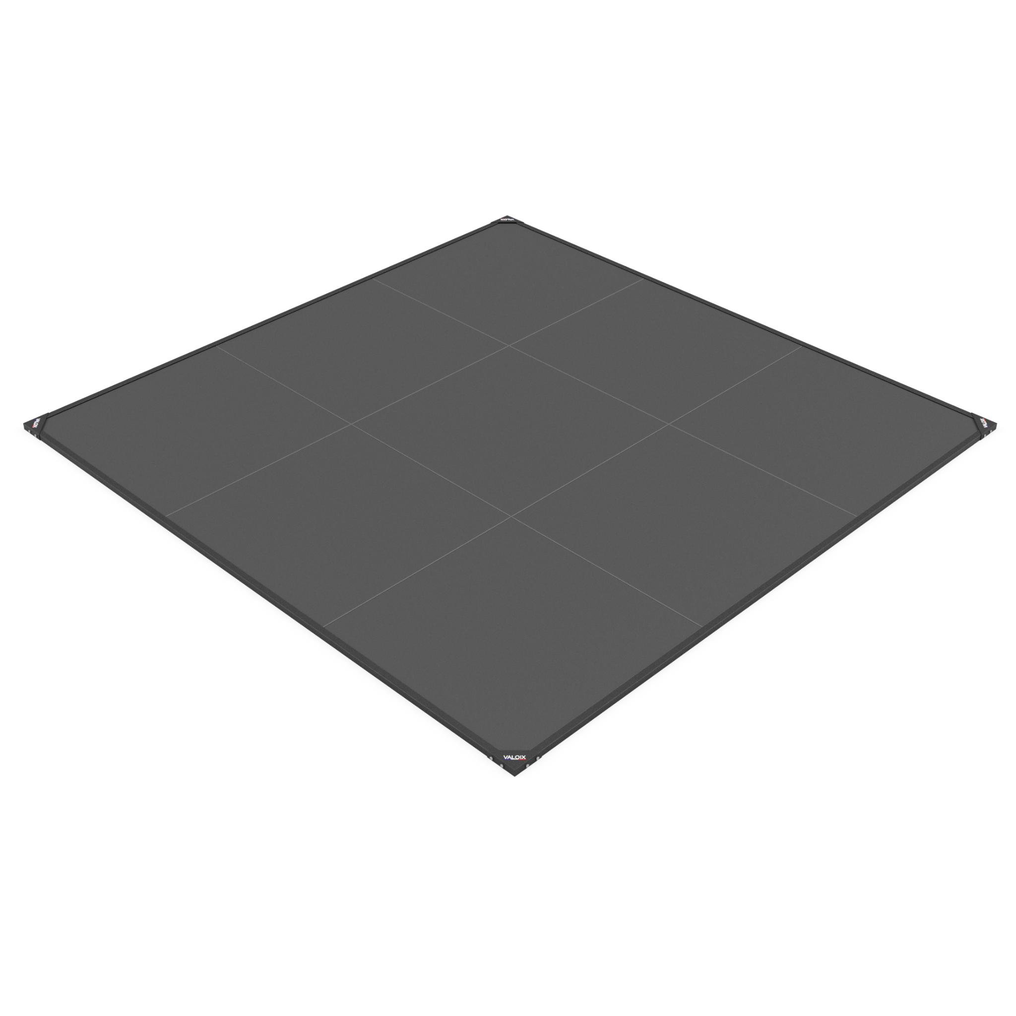 Plateau 3x3m 100% dalles caoutchouc