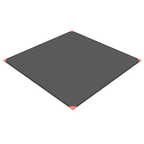 Plateau 3x3m 100% dalles caoutchouc