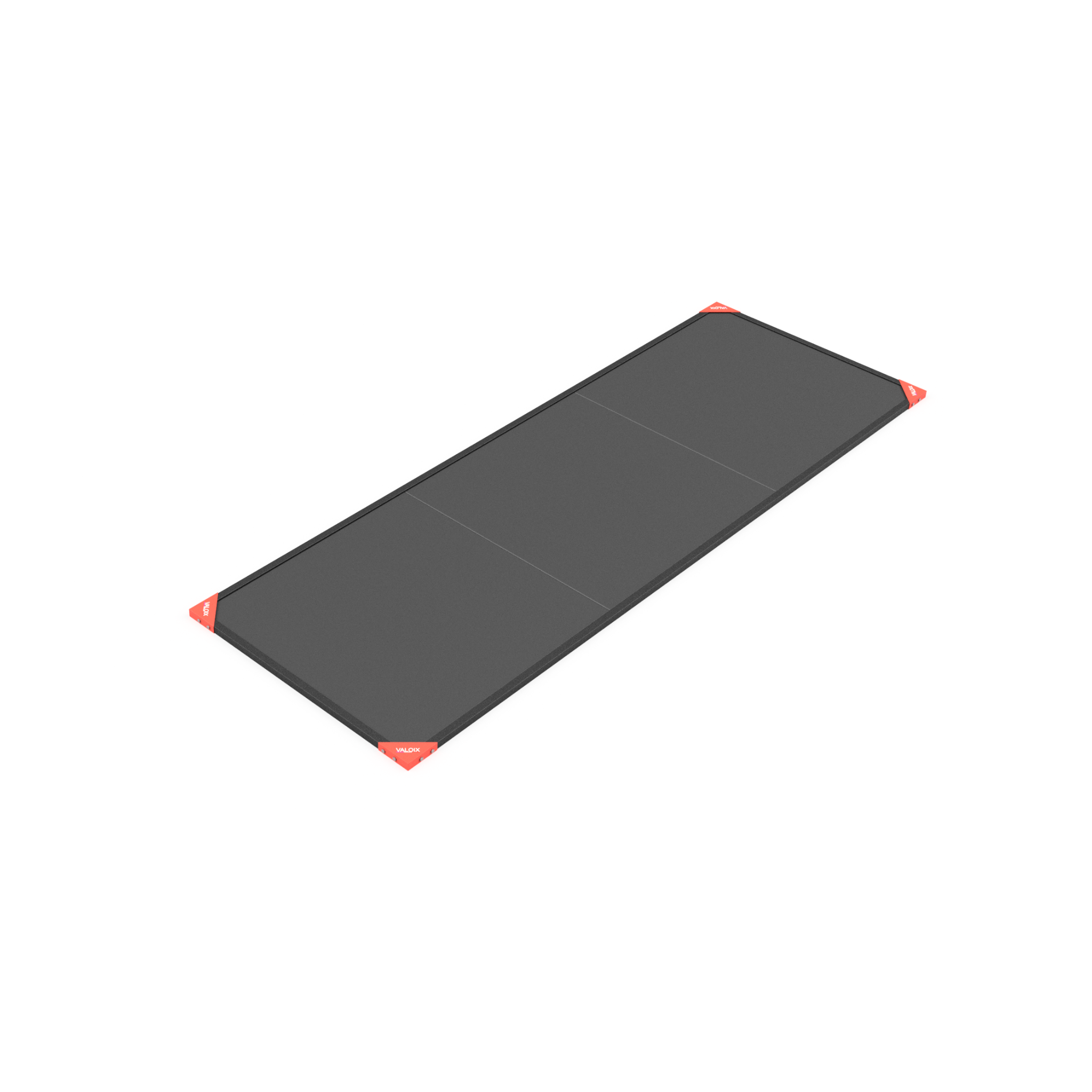 Plateau 1x3 m – 100% dalles caoutchouc