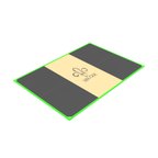 Plateau 2x3m 100% dalles caoutchouc